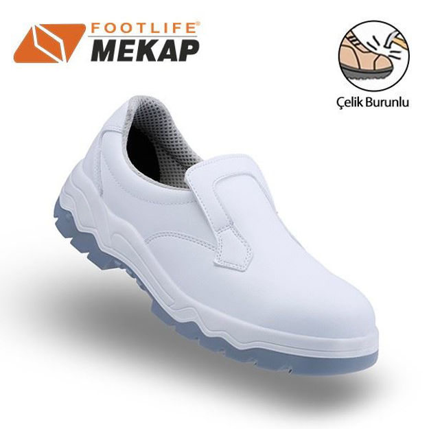 Mekap 060 Beyaz S2 Çelik Burunlu Ayakkabı  (Çift)