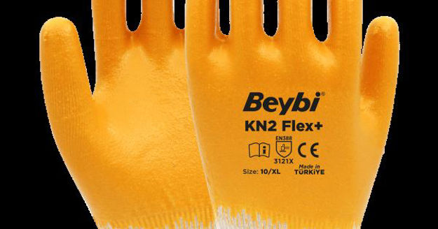 Beybi Nitril Pmk Kn2 Flex+ Sarı  (Çift)